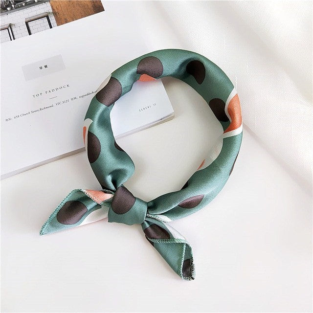 Ladies Head and Neck Scarf Satin Headband Bandage Headband