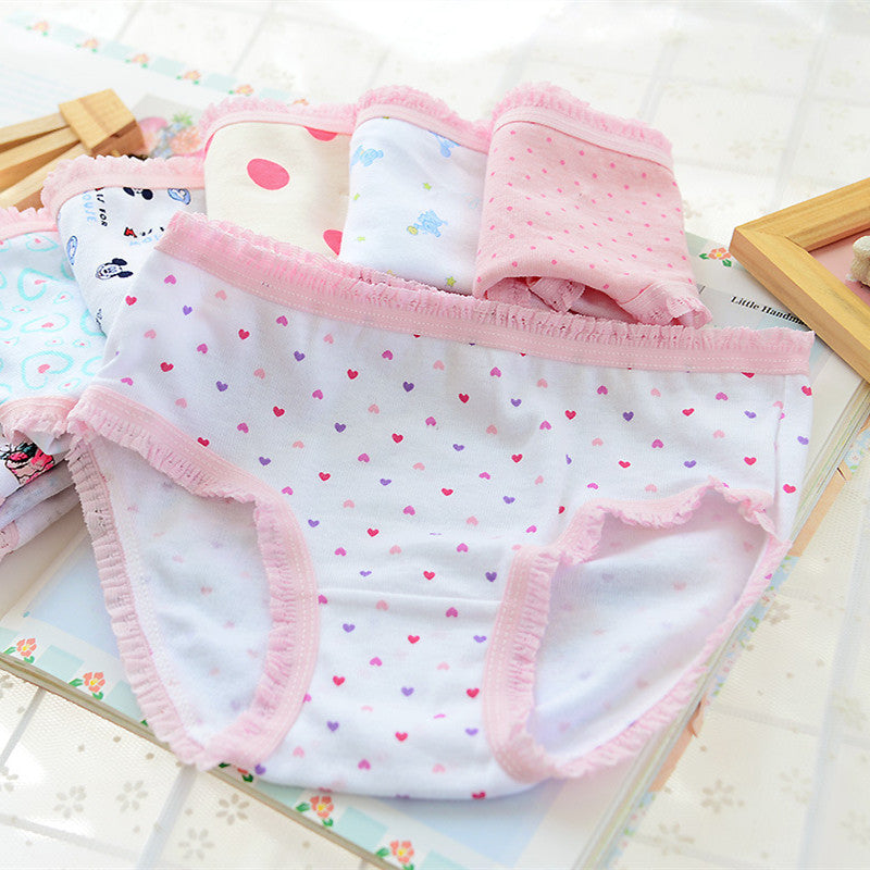 Underwear Women Cotton Cartoon Baby Briefs