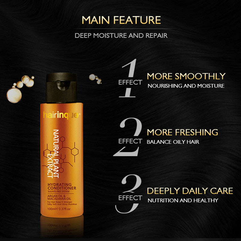 100ml Conditioner Argan Oil and Macadamia Oil Nourishes the Hair