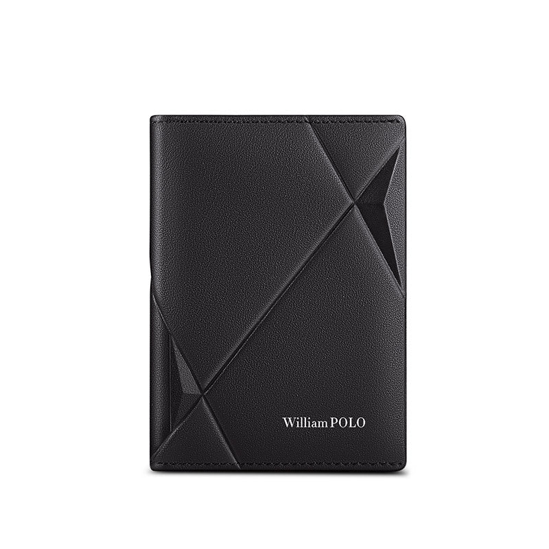 Men's Ultra-Thin Anti-Degaussing Men's Card Holder Real Cowhide ID Card Case Driving License Leather Case