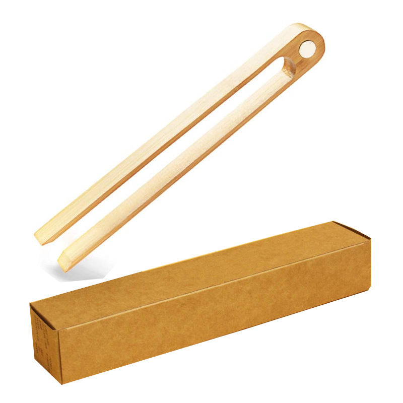 Boxed bamboo magnet bread clip