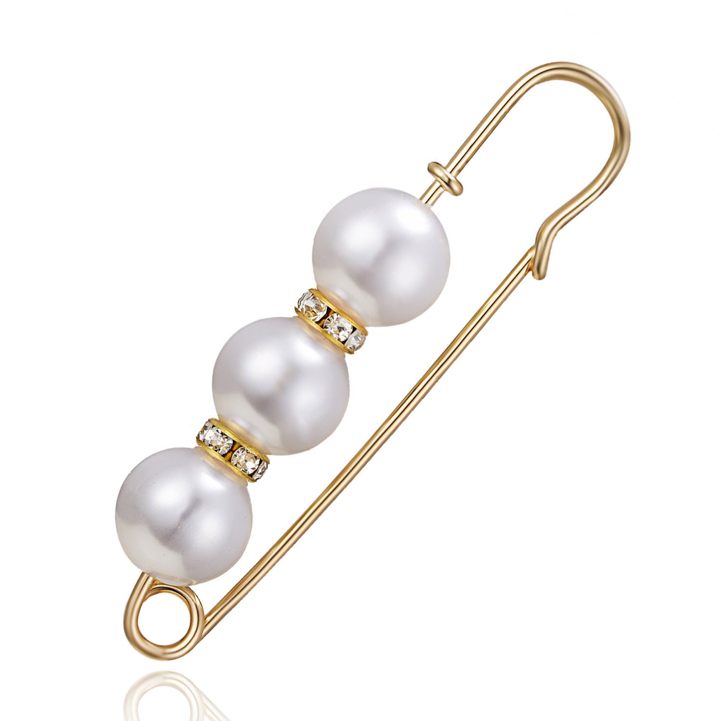 Creative New Pearl Horizontal Big Brooch