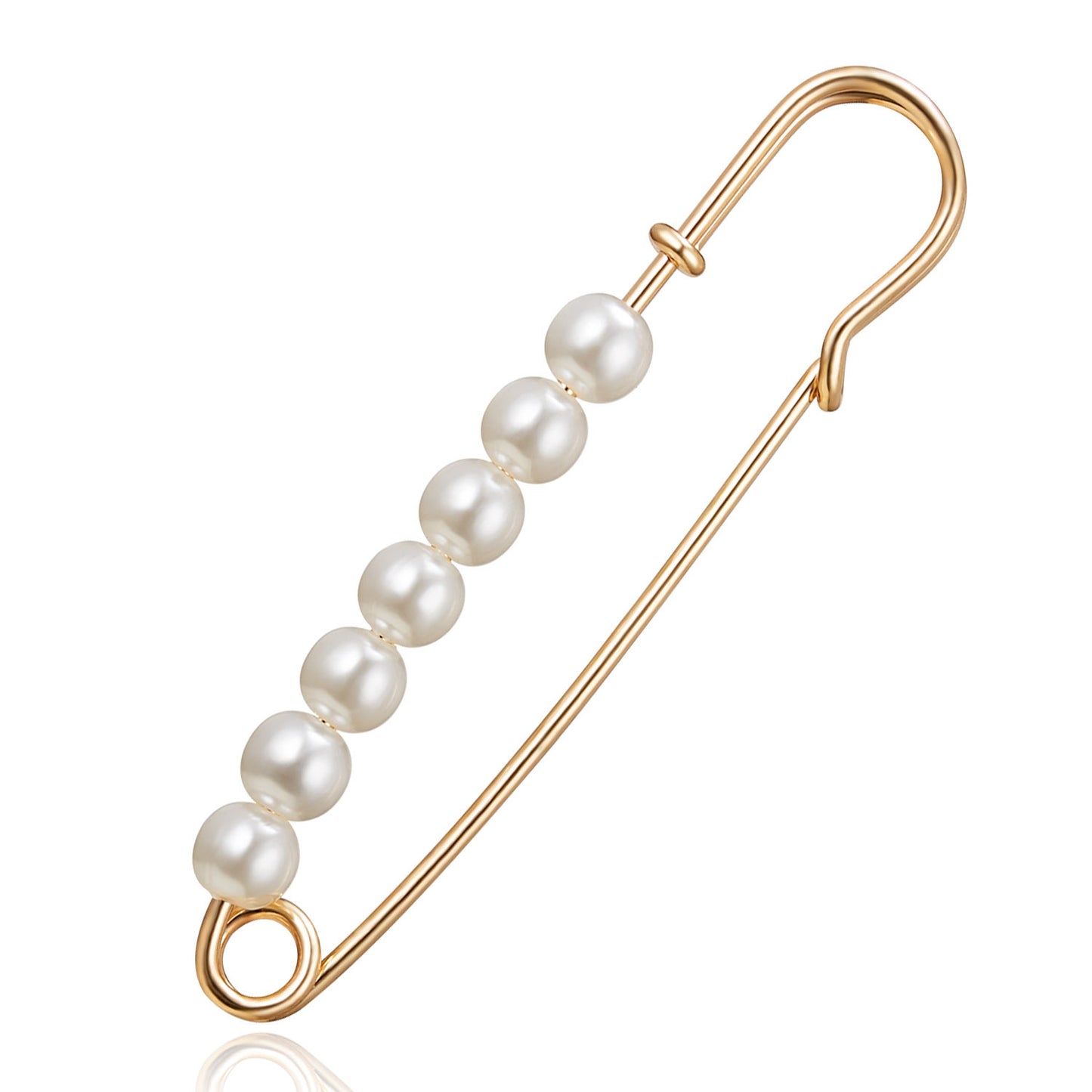 Creative New Pearl Horizontal Big Brooch