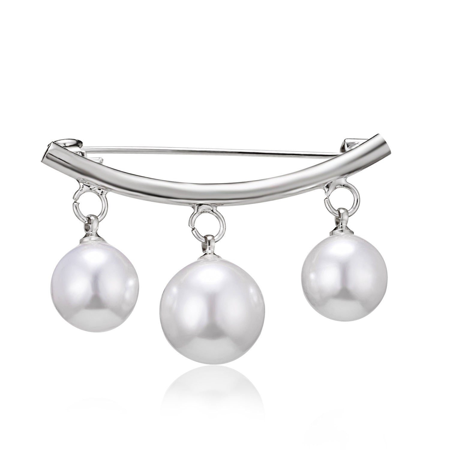 Creative New Pearl Horizontal Big Brooch