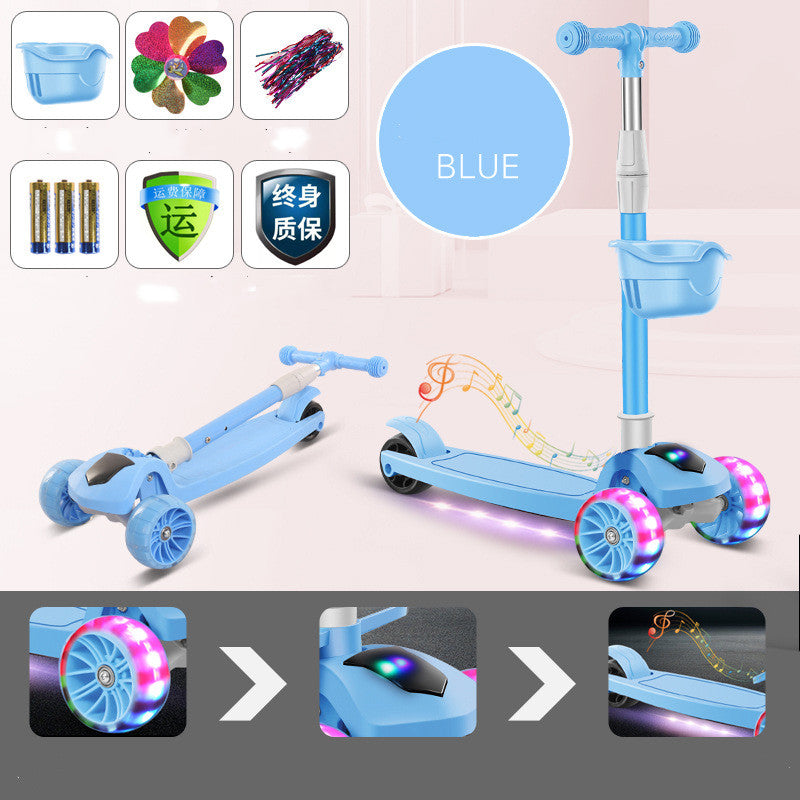 Children'S Scooter Mi Gao Three-In-One Kids Skateboard Scooter Scooter