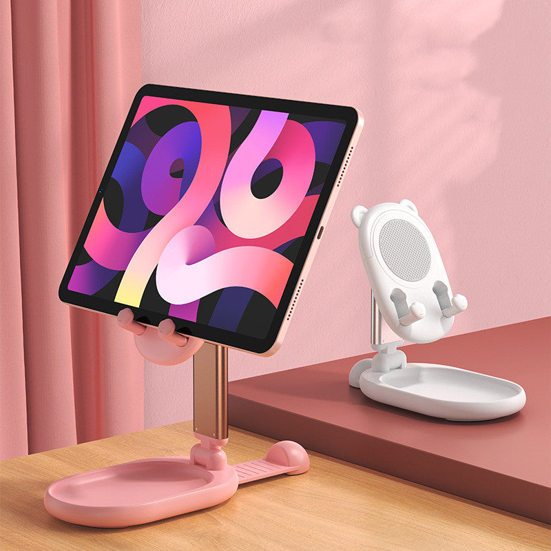 Compatible with Apple, Bunny Bear Style Phone Holder Tablet Stand For Iphone Ipad Tablet Adjustable Desk Phone Stand Desktop Holder For Xiaomi Tablet