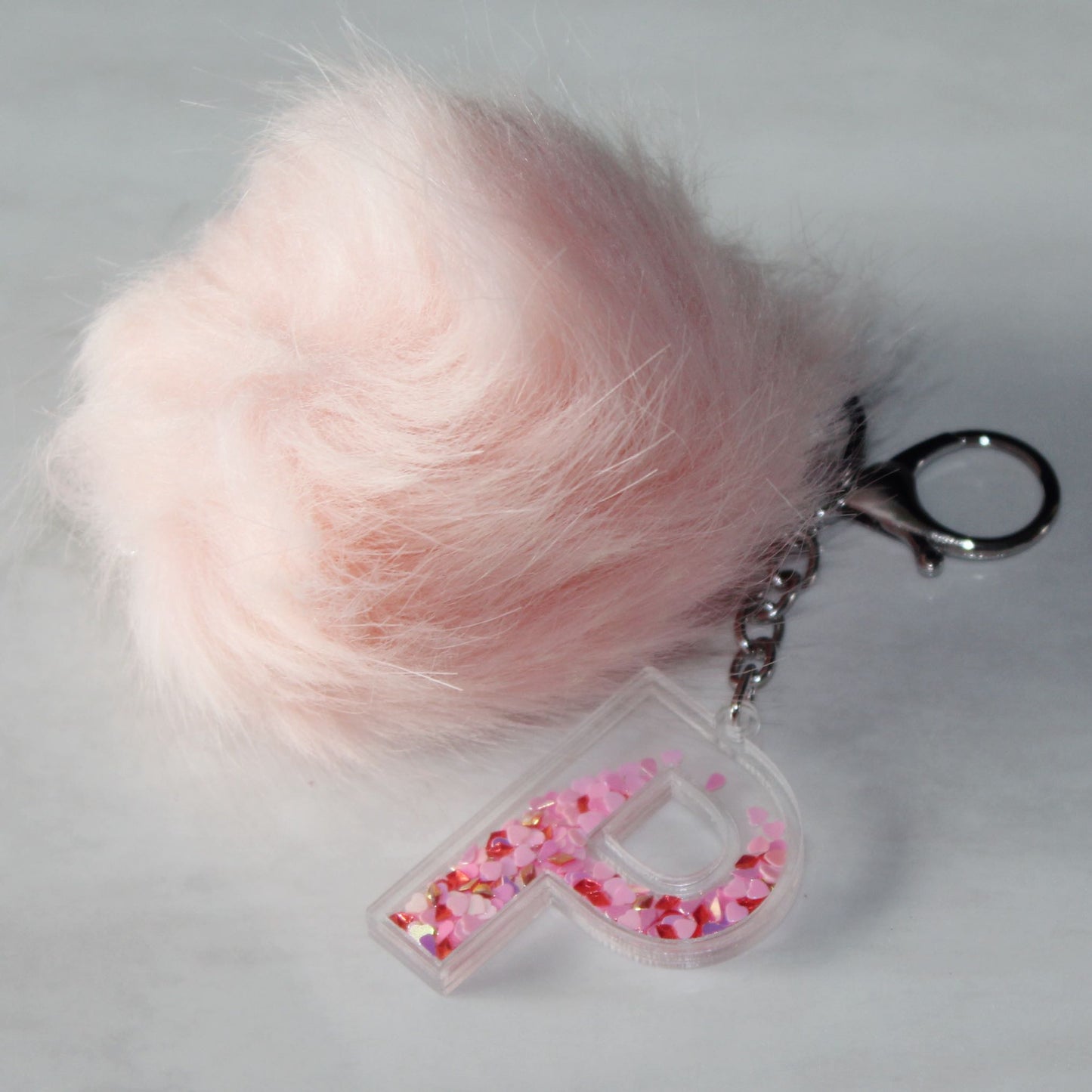 Children'S Letter Keychain Hair Ball