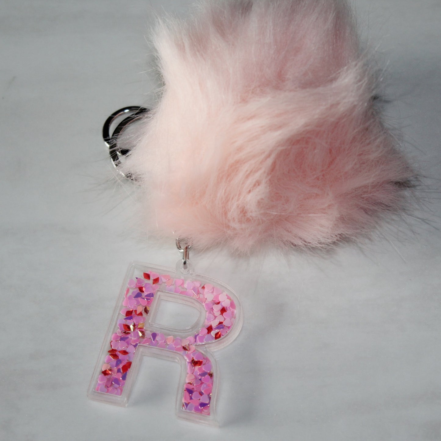 Children'S Letter Keychain Hair Ball