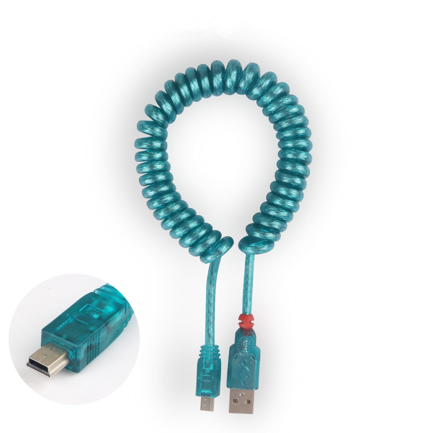 USB Spiral Mechanical Keyboard Data Cable