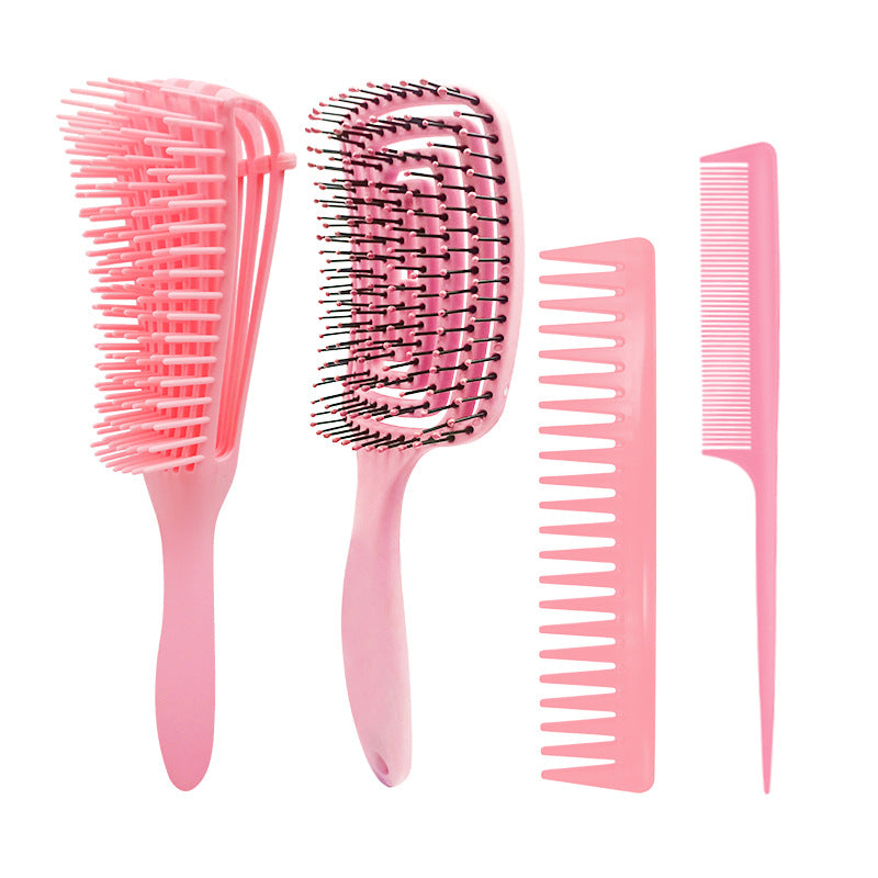 Eight-claw Comb Multifunctional Comb Set Hollow Hairdressing Styling