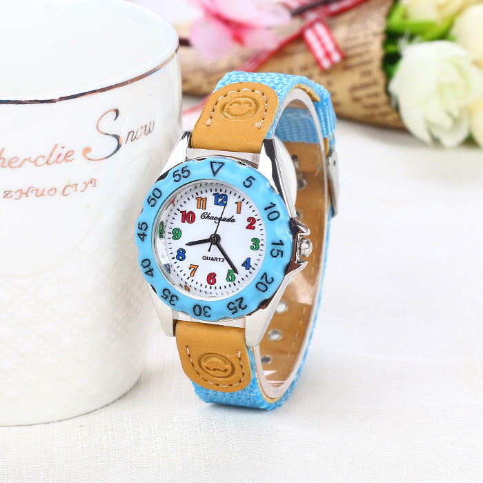 Cute Cartoon Children Watch Girl Boy Electronic Watch