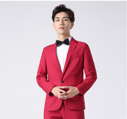 Men'S Suit Three-Piece Wedding