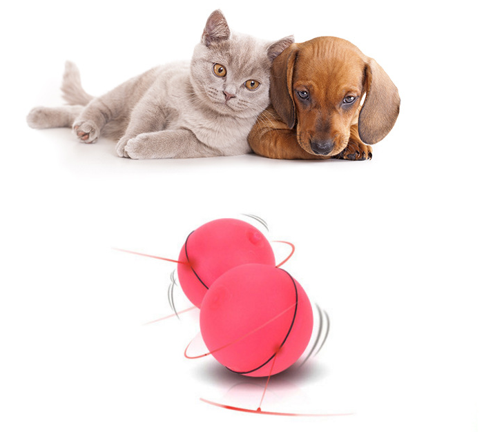 LED Laser Electronic Rolling Pet Funny Cat Toy Ball