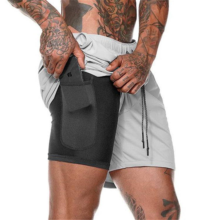 Beach Pants Casual Shorts Mesh Sports Pants