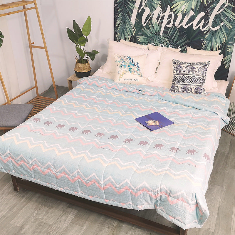 Double air-conditioned quilt