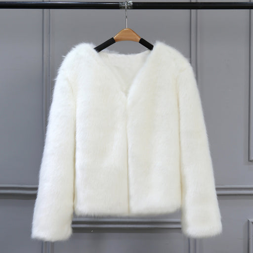 Fashionable imitation fox fur coat fur coat fur coat fur coat short style