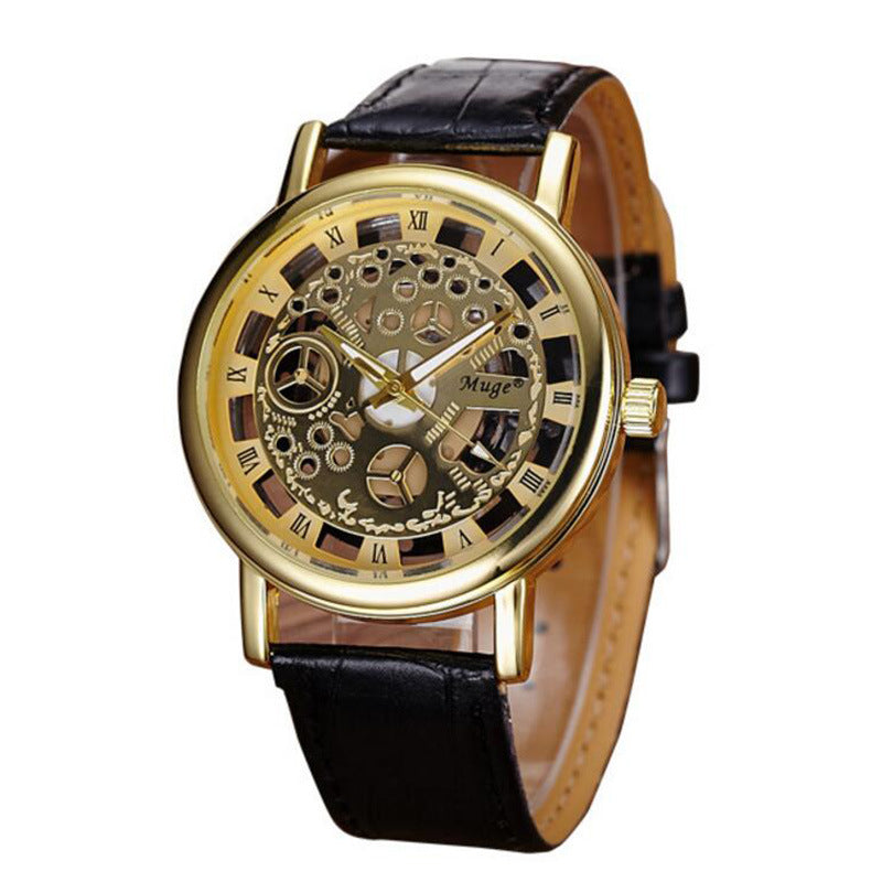 Hollow waterproof creative female watch