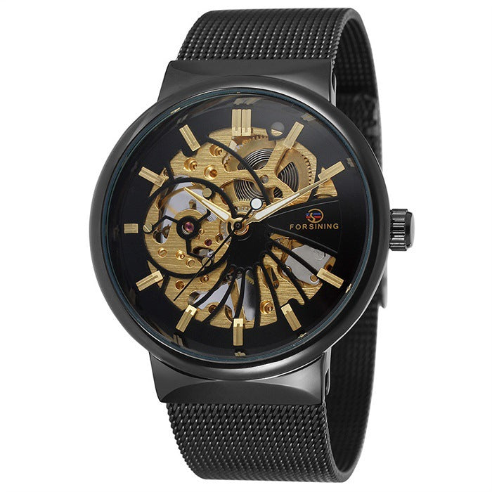 Hollow mechanical watch