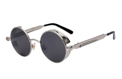 Austin Powers Vintage Round Metal Frame Sunglasses