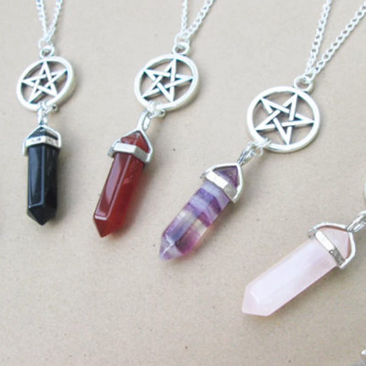 Pentagram pendant necklace