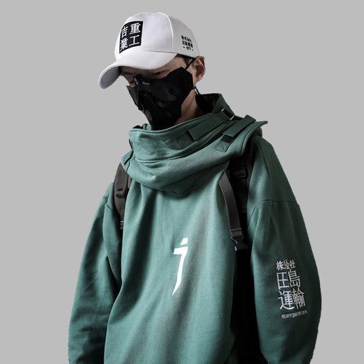 Co., Ltd. Tops Function Tooling Loose Hooded Sweatshirt