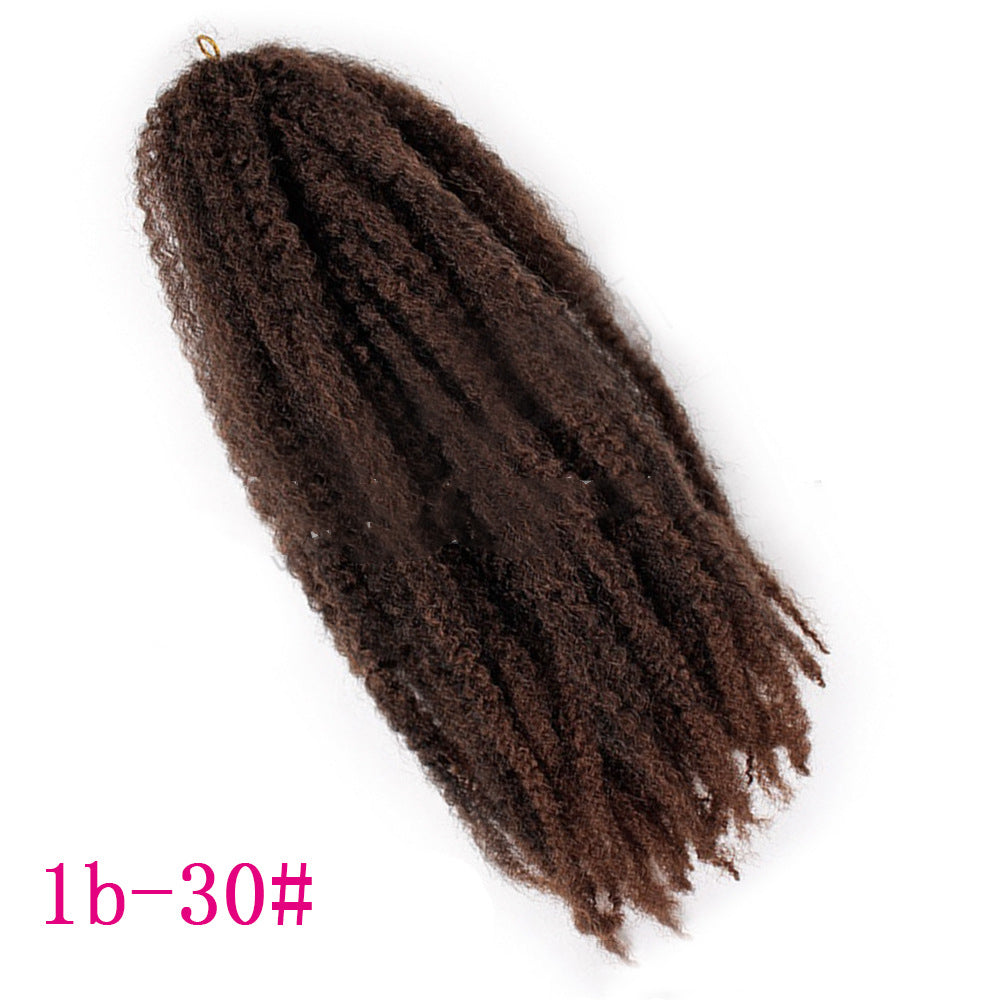 New chemical fiber wig, African dirty braids