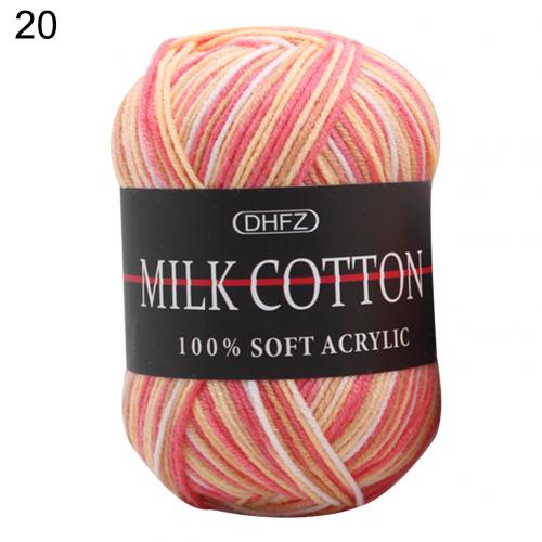 3-ply dyed milk cotton wool