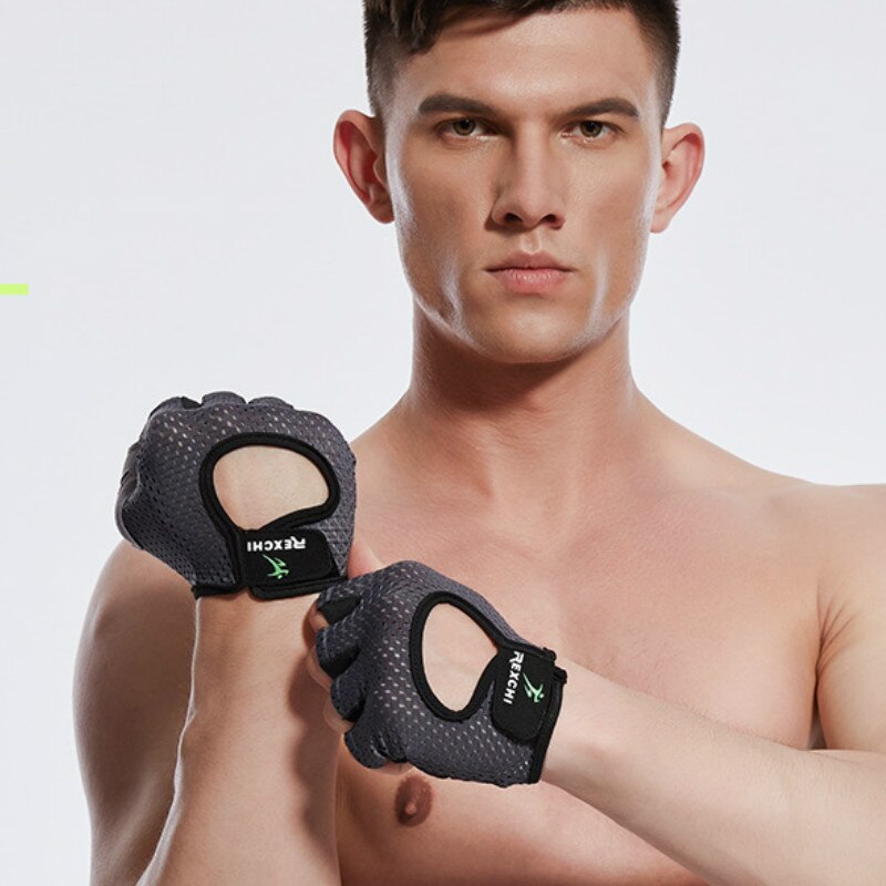 Professional Fitness Gloves Non-Slip Yoga Exercise Half Finger  Men Women Power Weight Lifting Hand Protector Cycling accessory