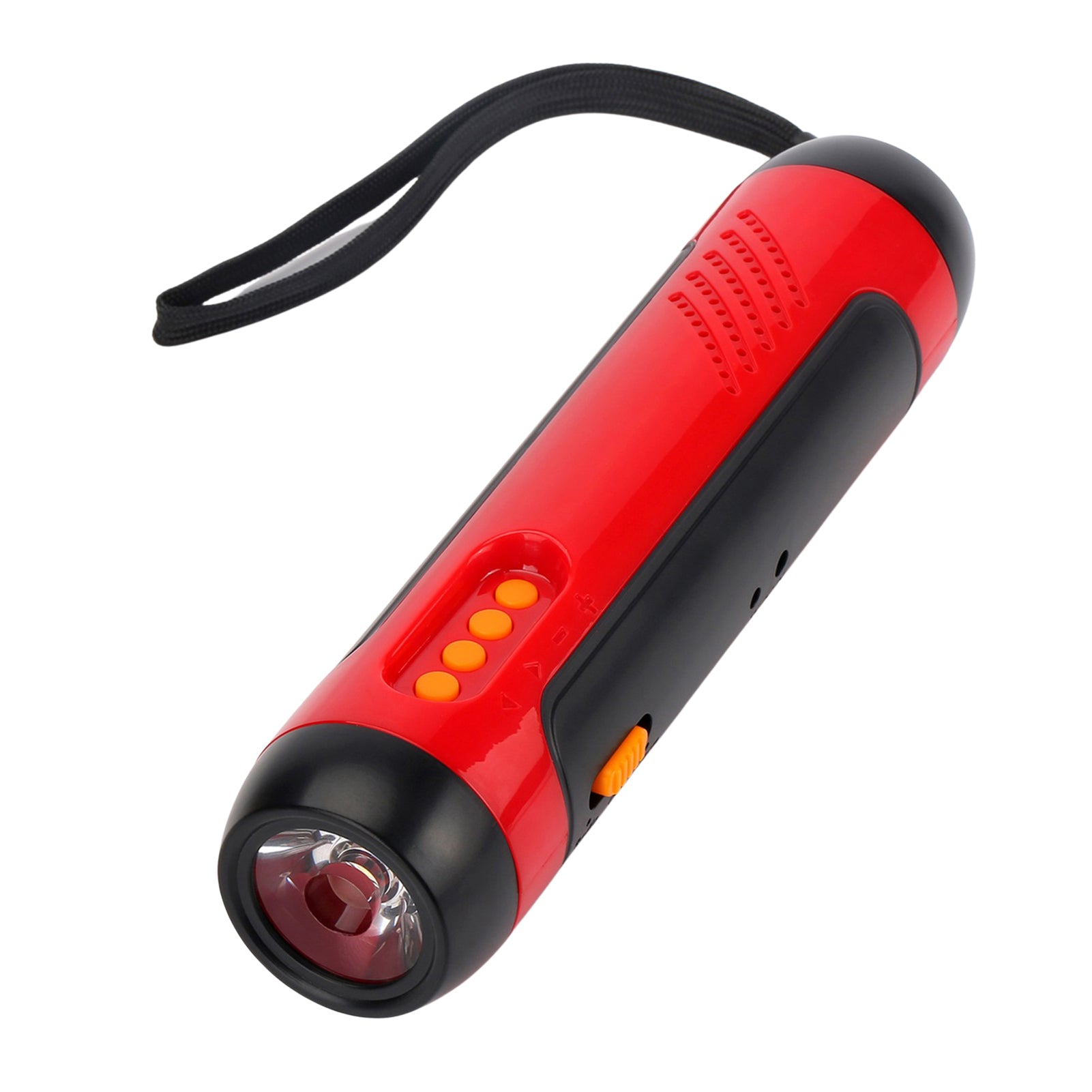 Emergency Hand Cranked Flashlight Distress Alarm