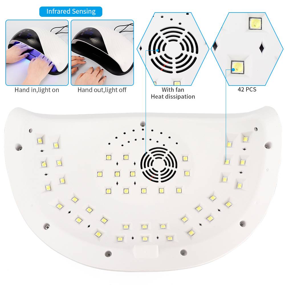 72W UV Lamp LED Nail Lamps High Power For Nails All Gel Polish Nail Dryer