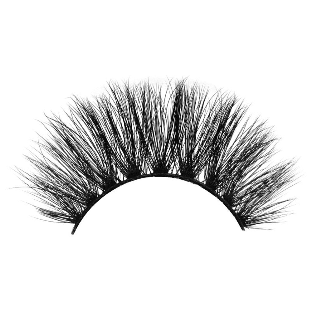 Natural Cross Long 100% Real 3D Fur Eye Lashes Extension False Eyelashes