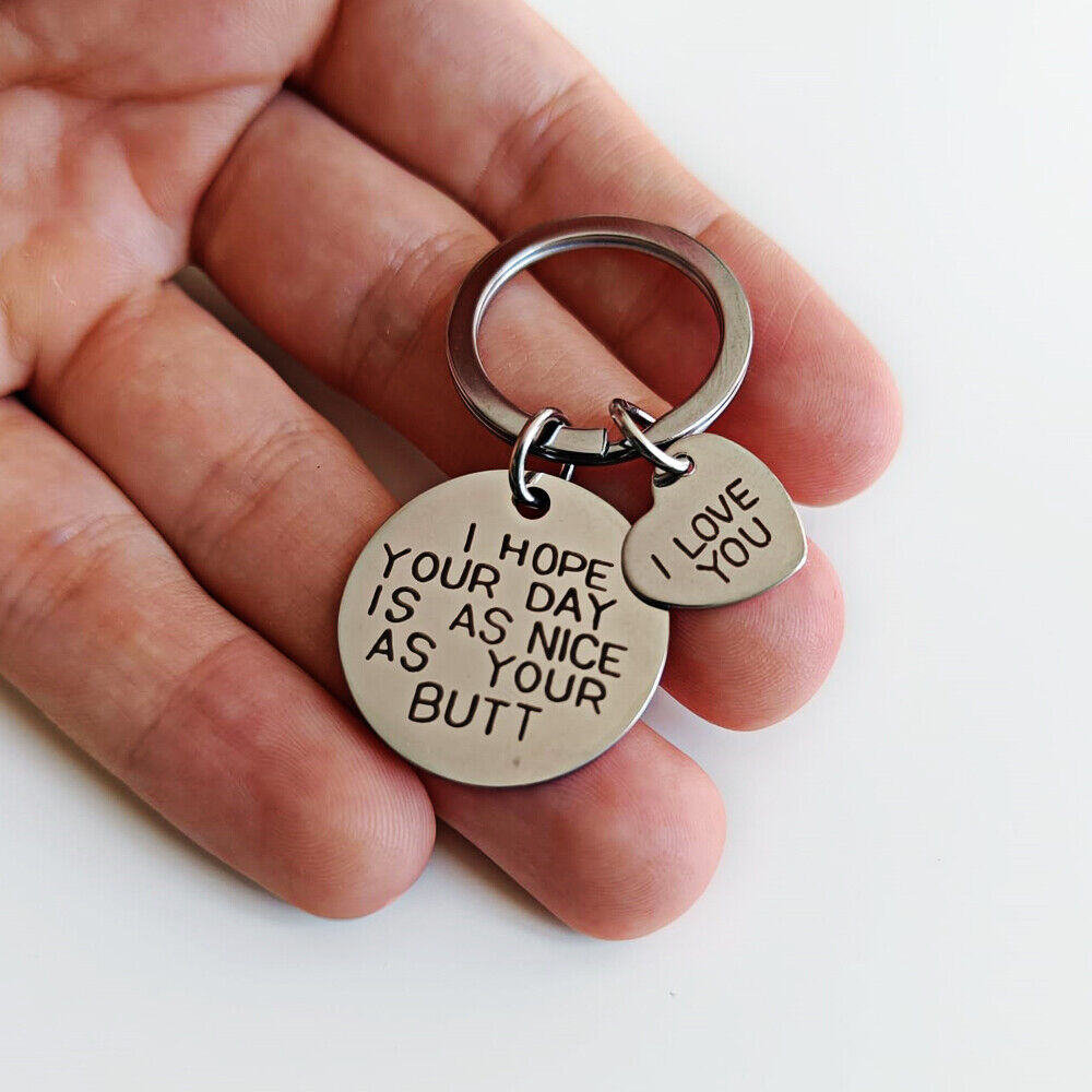 Birthday Day Gifts For Wife Girlfriend Her Him Keychain Anniversary Love Tag Nice Day