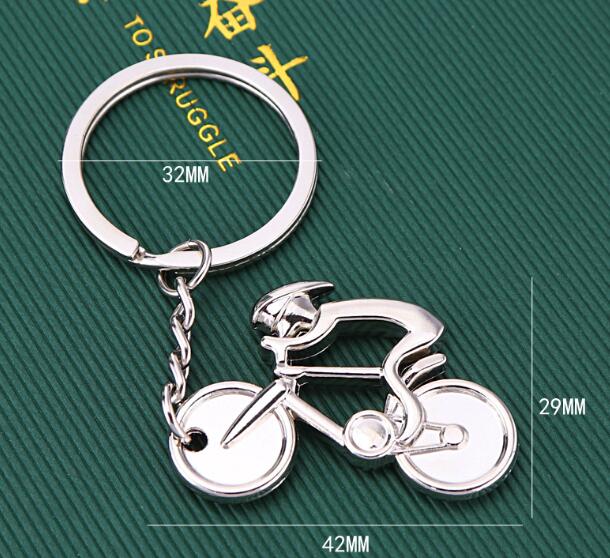 Mini Bicycle Metal Keychains Pendant Tourist Souvenir