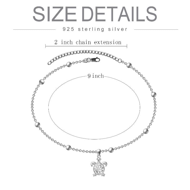 Sterling Silver Cute Anklet Bracelets Fashion Jewelry