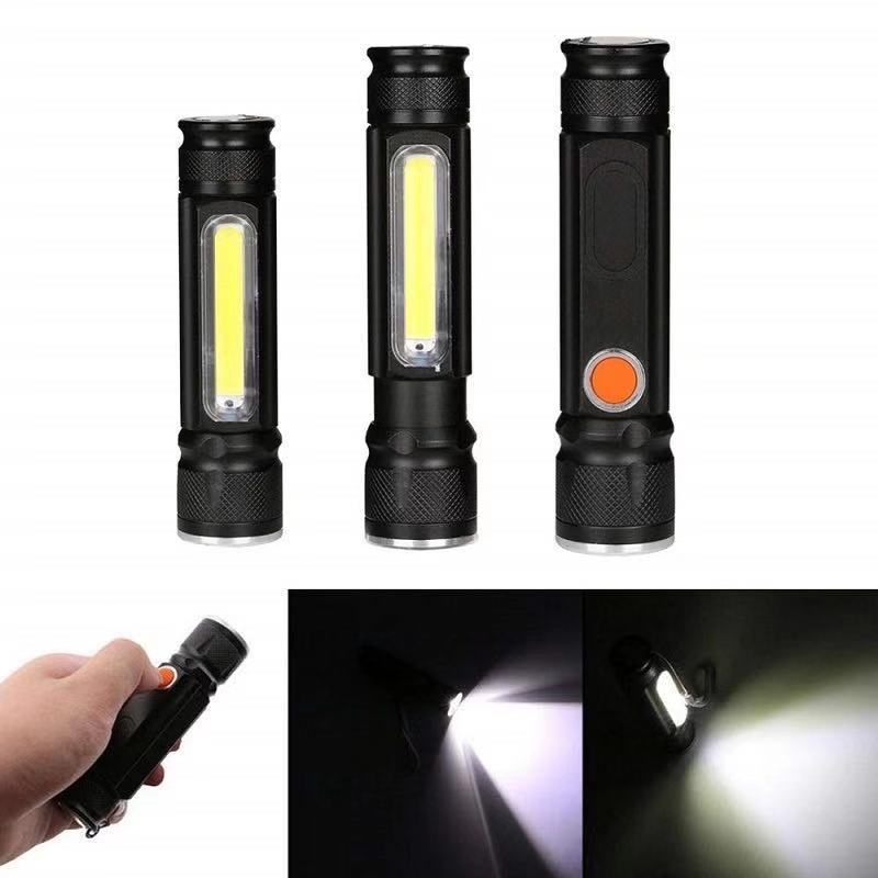 T6 COB Strong Light USB Flashlight