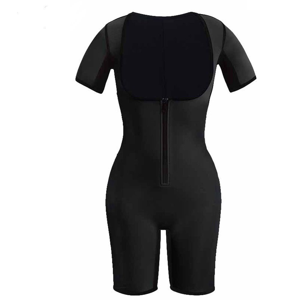 Women's Sauna Waist Trainer Slimming Suit Sweat Body Shaping Tights