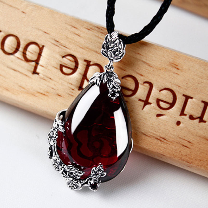 Natural gemstone pendant