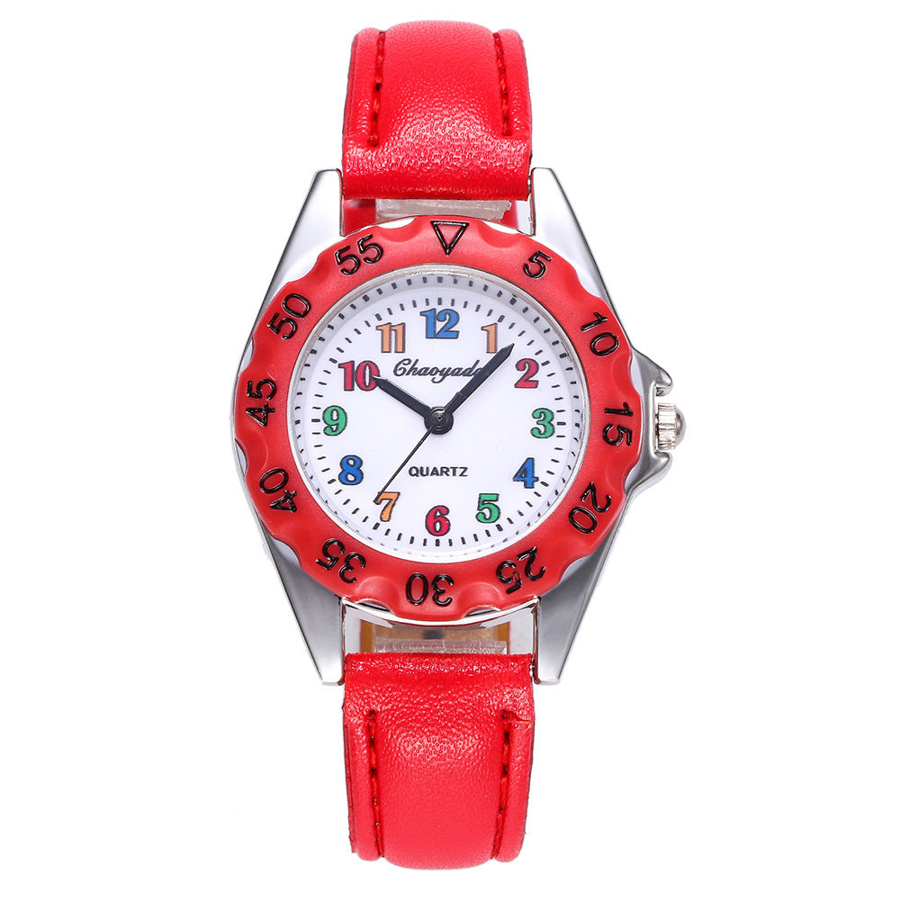 Children's digital circle watch