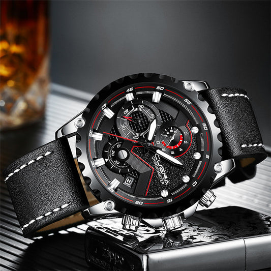 Men's Waterproof Quartz Watch Business Fashion