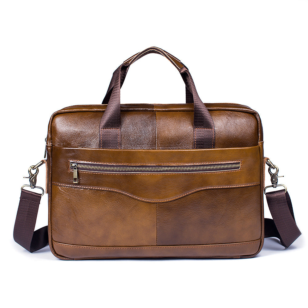 Men's crossbody bag leather handbag