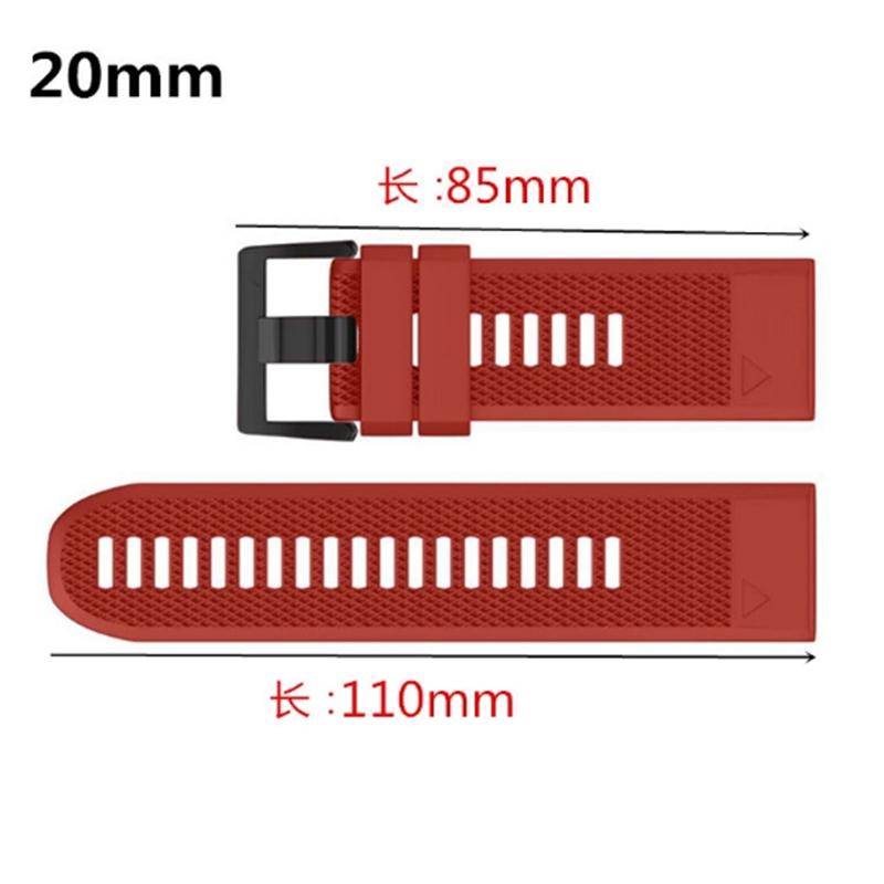 FIFATA Smart Watch Band Straps For Garmin Fenix 6 6S 6X 5X 5 5S 3 3HR Forerunner 935 945 Quick Release Strap Silicone Bracelet