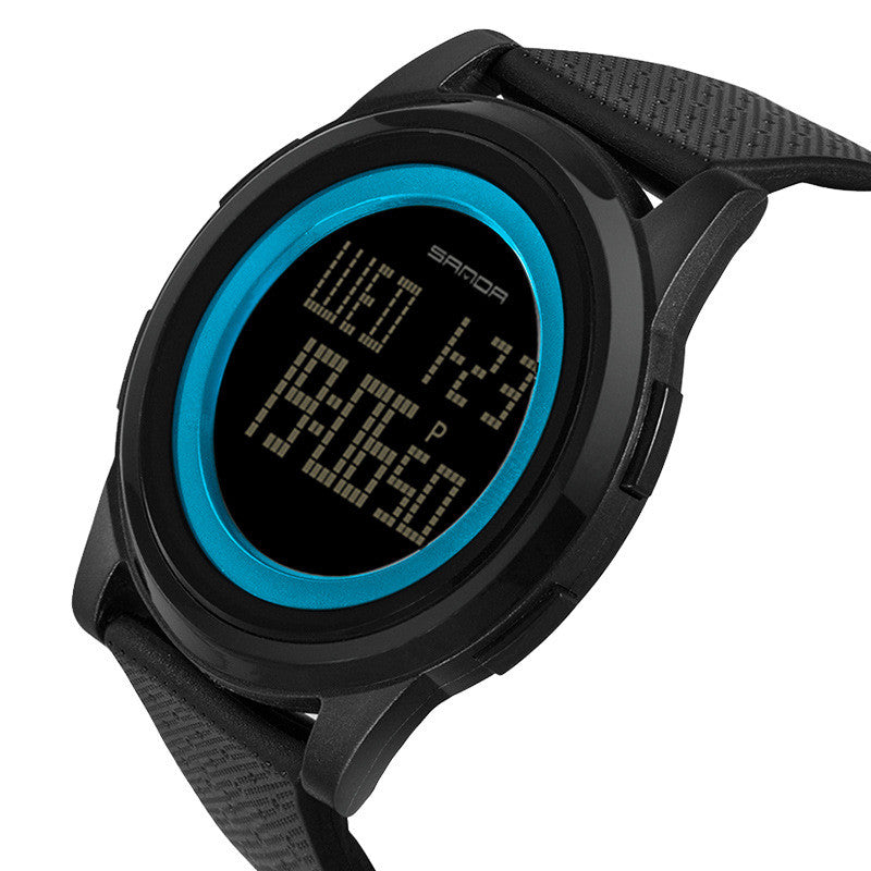 LED luminous waterproof men's electronic watch