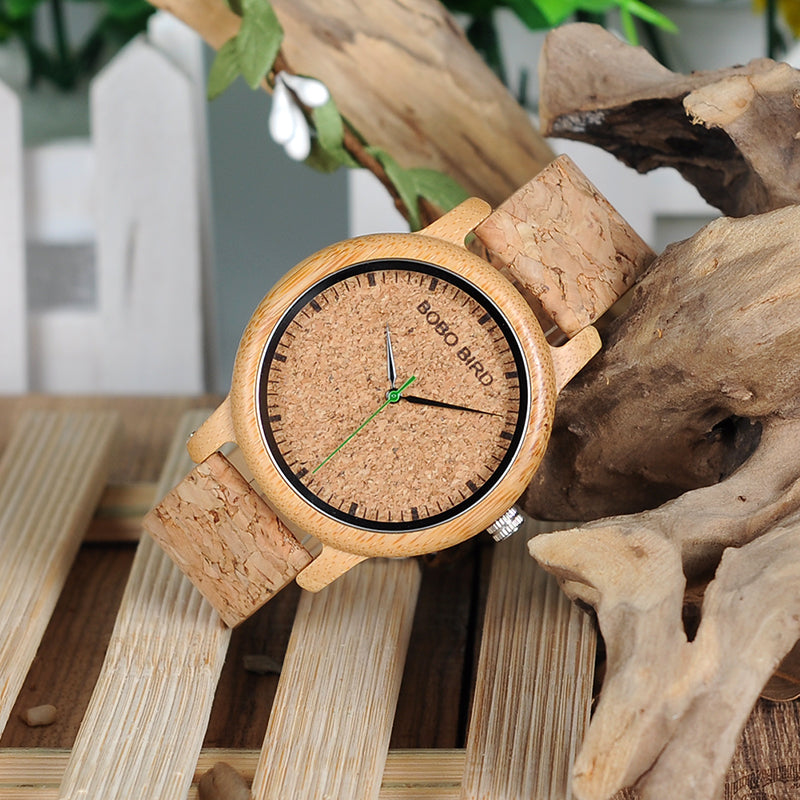 Bamboo and wooden watches