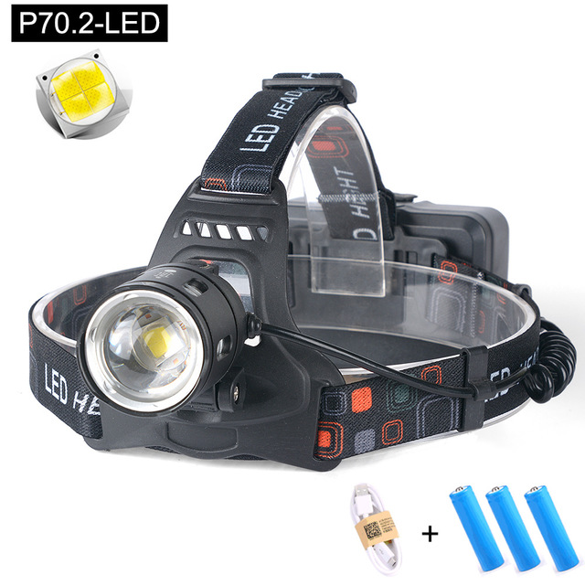 USB charging zoom long shot outdoor strong headlight