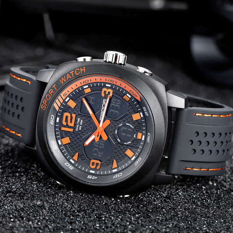 Multifunctional dual display luminous sports Watch