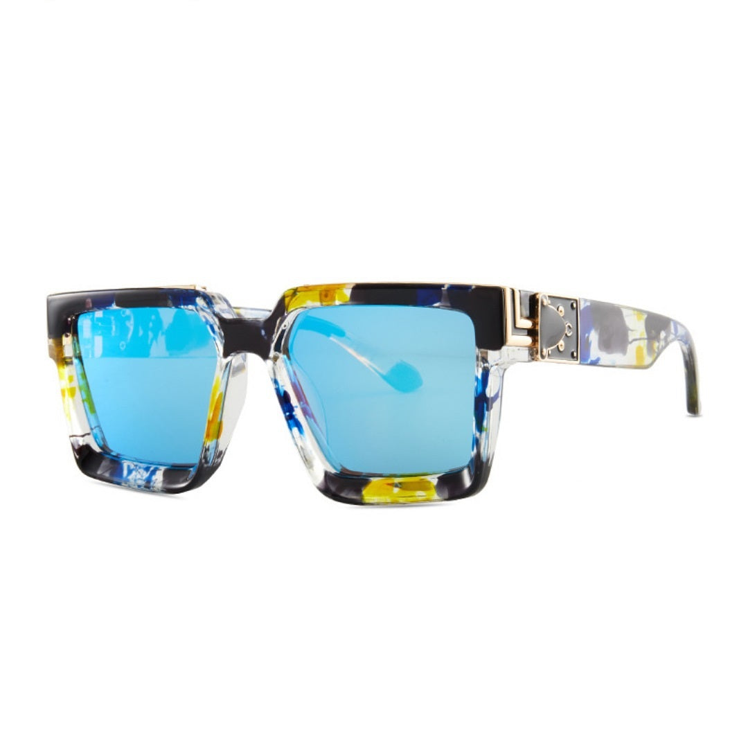 European and American Street Model Square Sunglasses