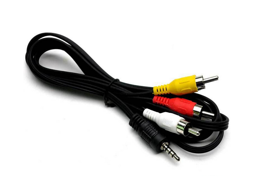 Audio video TV output cable