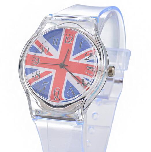 Plastic Transparent PVC Watch Small  Watch Ladies