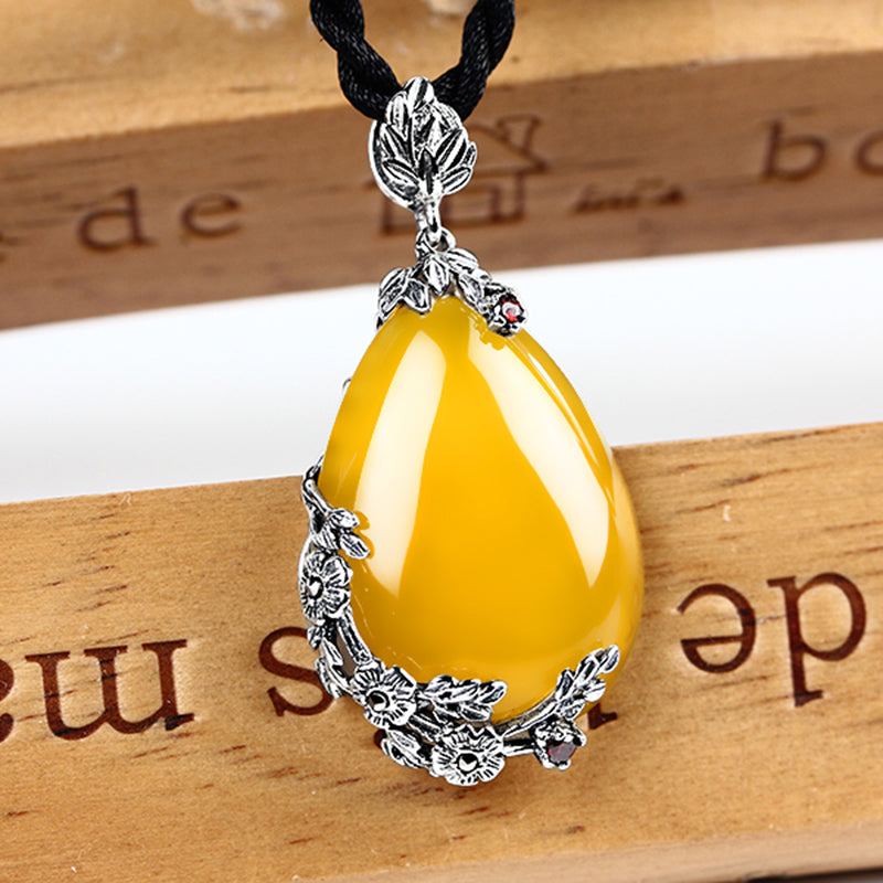 Natural gemstone pendant