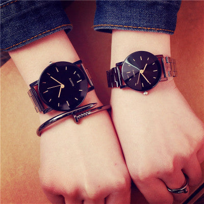 Student fashion trend couple watch